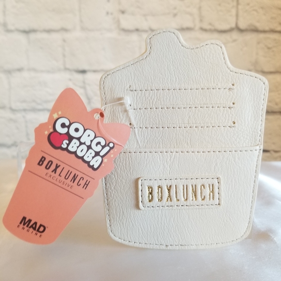 Corgi Puppy Dogs Boba Drink Boxlunch Exclusive Cardholder Wallet New Limited - Picture 2 of 12